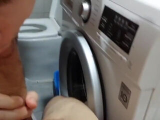 Young Twink Decides To Take Married Mans Huge Cumshot On A Bathroom Floor While The Wife Is Away