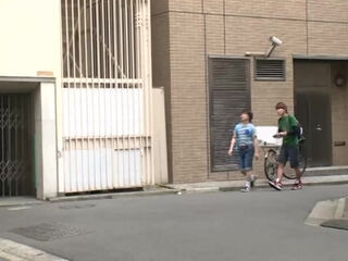 Horny asian harlot emotional adult scene