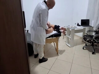 A Milf Gets Fingered By The Proctologist During An Anal Exam