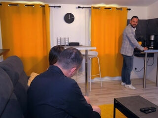 Chloé in a very small outfit for her fitness session - Jacquie et Michel TV