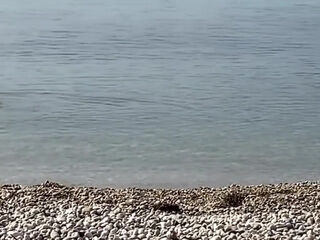 Im Walking Naked On A Public Beach And Then I Get Fucked In A Tent