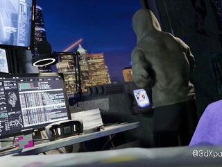 Welcome to Nexus 3. Cyberpunk Fuck with Busty Hottie in Neon Dreams VR Private Room