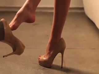 Glass Toy Barefoot Masturbation - Ryan Keely