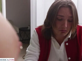 Sex Ed teacher Spencer Scott giver her student an ORAL exam