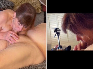 Granny Multiple Position Cocksucker - Carmen Angel