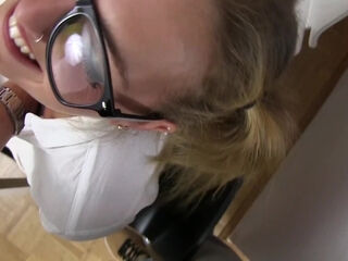 Fucked After Work & Cum All Over My Face! (Ger)