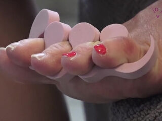 Total Footjob Foot Fetish Xxl With Dirty Tina