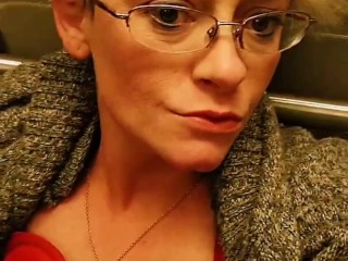 'Playing with my pussy in Public Restroom'