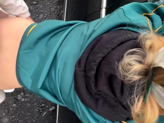 Amateur milf outdoors blowjob and fucking