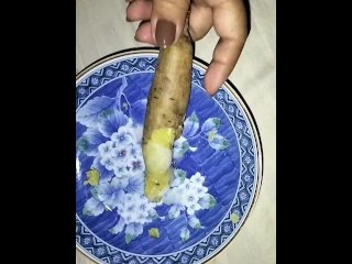 Pinay eat kamote with sperm ðŸ˜‹