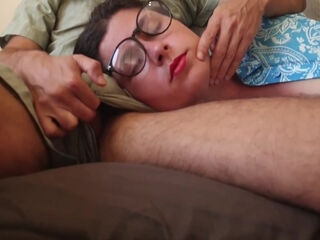 Shock! Stepmom Asked Her Stepson Massage Her Back! Suddenly Stepson Massaged Her Mouth With Huge Creampie!