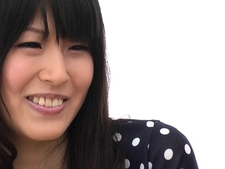 Nozomi Koizumi deep-throats gigantic manmeat and gulps -