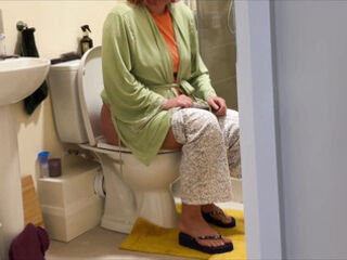 Caught Step mom peeing