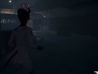 Close up fuck girl in big cock