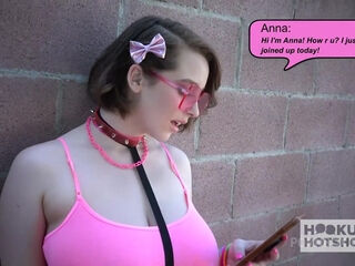 Big Melons Hoe Anna Blaze Is Using Her Holes To Massage One Big