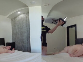 Lola Valentine Fucks Two Much Older Guys