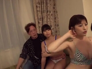 Three Busty - Gana-2332 Picking Up A Group Of Three Senior And Junior Office Ladies In The Same Workplace) Found In A Pool-type Amusement Park! If The