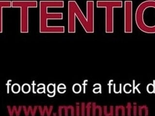 Skinny short-haired MILF incredible sex video