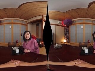Asian babe with big boobs VR porn