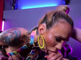 Slutty milf stripper milks dick before hard fun