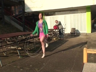 Hot Brunette Gets Eaten Out And Fingered By Older Guy Outdoors - Lacey Kirscuner