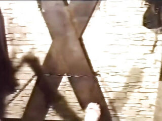 Suffering Series 017 - Mature sluts tied up and tormented while they drill pussies with dildo