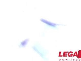 Ass eating sluts Angel Karyna & Lara De Santis double anal foursome