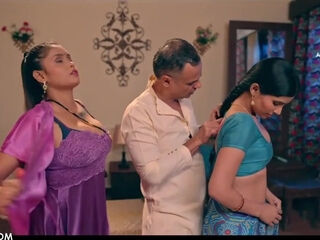 Indian horny harlots mind-boggling adult clip